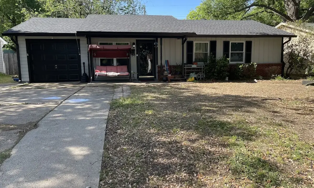 Hail Damage Roof Repair crew at work on a residential roof in Shreveport